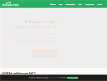 Tablet Screenshot of fi.redalumnos.com